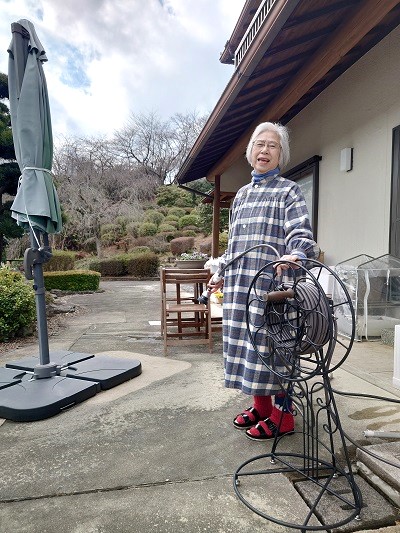 お客さまのお庭から（熊本市Tさま／スタンド式）