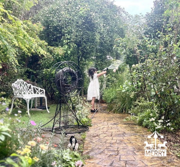 ホースリールMERRY（メリー）のあるお店（佐賀県・緑花工房さま／スタンド式）