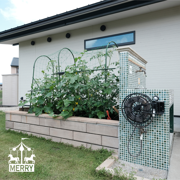 壁付け式メリー（ホース20ｍセット）　